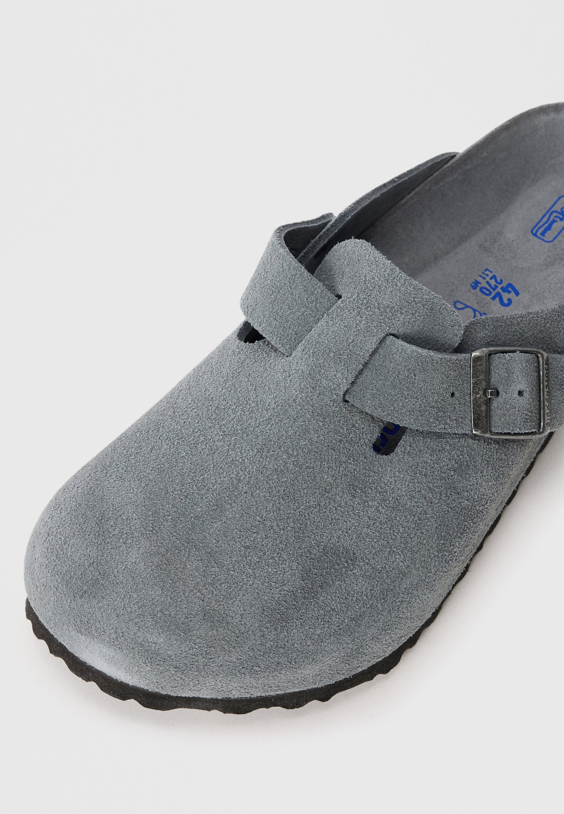 Birkenstock BOSTON SFB LEVE BASALT GRAY TONAL FBN - REGULAR