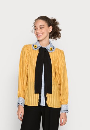 SUNSHINE SEED SHIRT - Button-down blouse - yellow