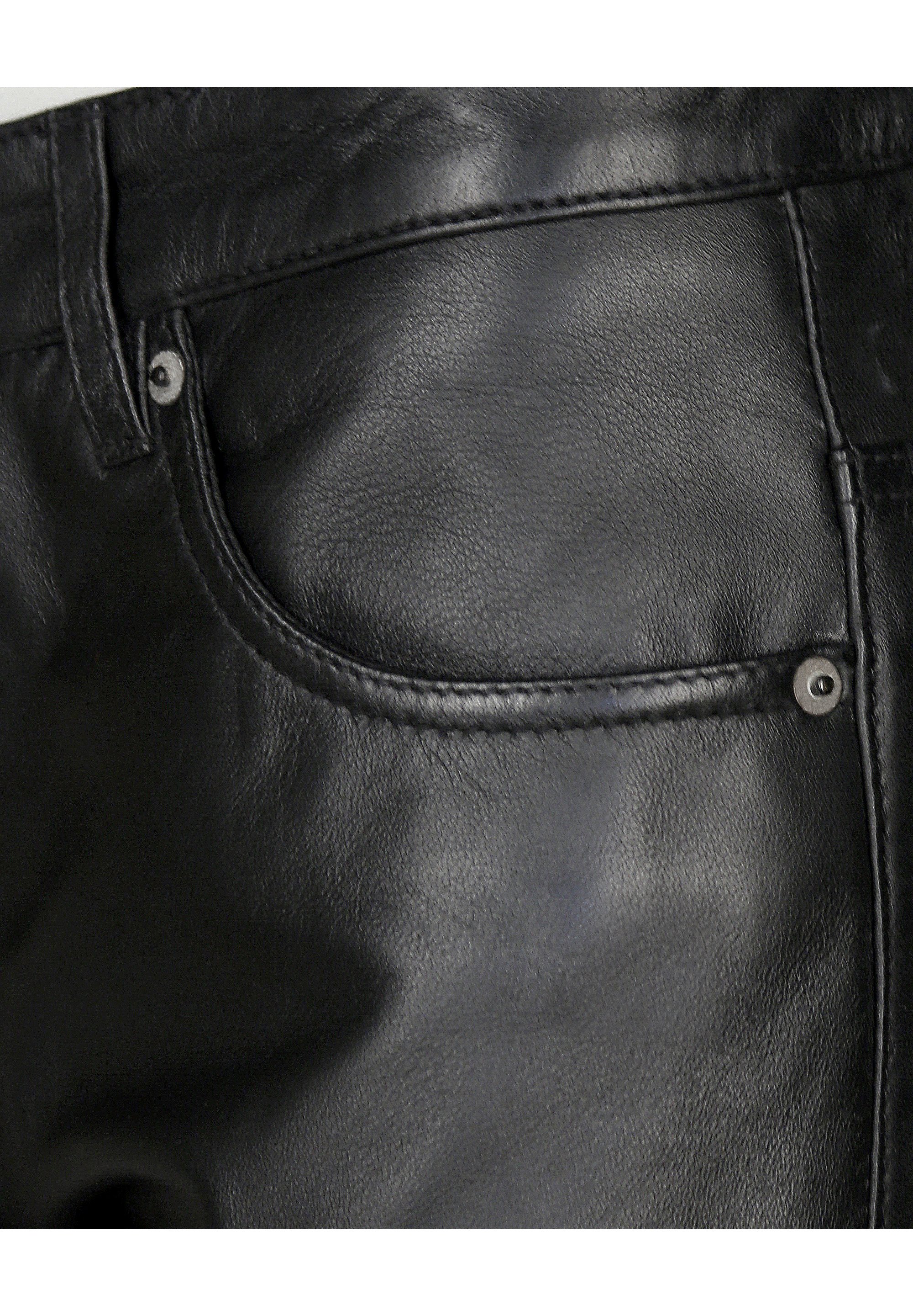 JCC Leren broek - black/Zwart - Zalando.nl