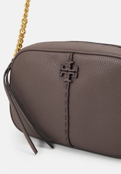 Tory Burch CAMERA BAG - Torba čez telo - silver maple