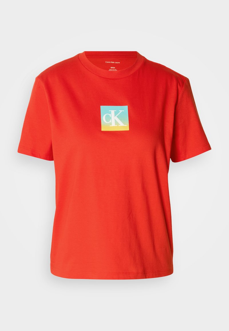 Calvin Klein Jeans T-shirt print rood
