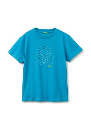 United Colors of Benetton, T-shirt con stampa - blue