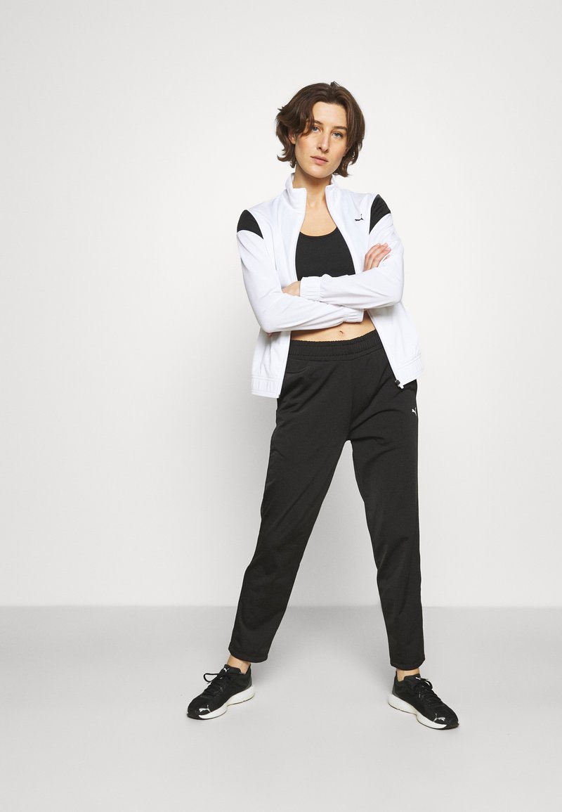 Damen Leichte Jacken | Puma CLASSIC TRICOT SUIT Trainingsanzug white/weiß - CG53706 Damen Leichte Jacken | Puma CLASSIC TRICOT SUIT Trainingsanzug white/weiß - CG53706
