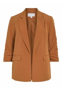 VILA 3/4 ARM Abrigo corto argan oil/marrón