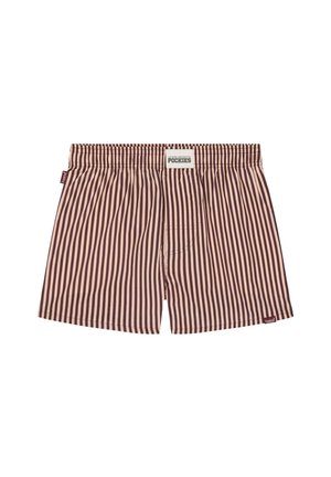 STRIPED BOYFRIEND - Pants - pink
