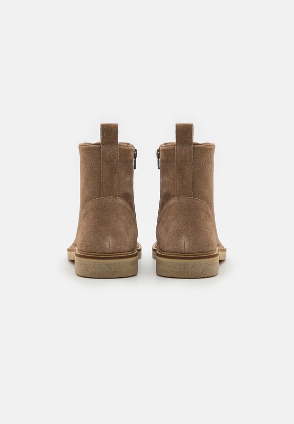LEATHER - Lace-up ankle boots - taupe2