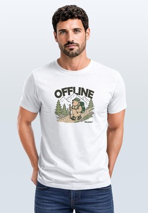 Neverless, T-Shirt print - weiß