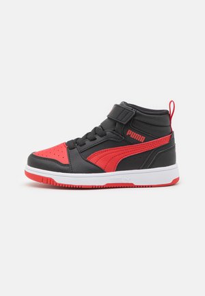 REBOUND V6 MID UNISEX - Magas szárú edzőcipők - black/for all time red