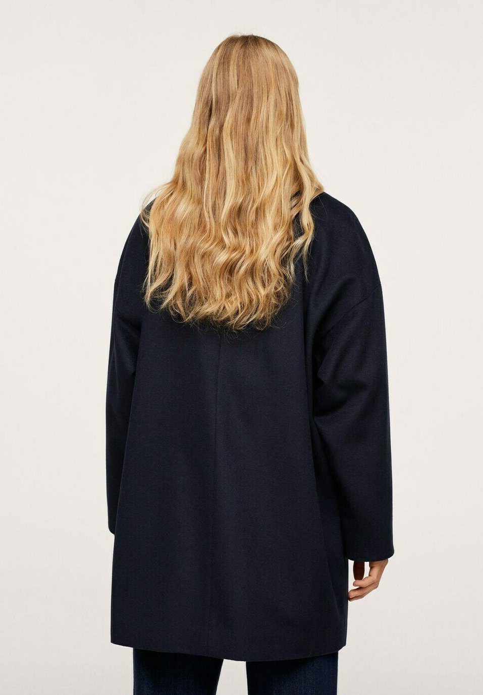 Mango TROPEZ - Abrigo corto - navy/azul royal - Zalando.es