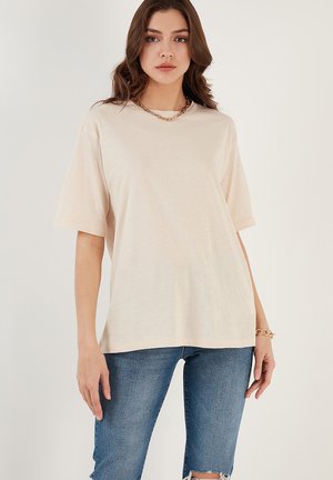 LOOSE FIT - T-shirts basic - stone