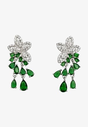 HEBE JEWELS, PARTY HOCHZEIT - Boucles d'oreilles - grün & weiss