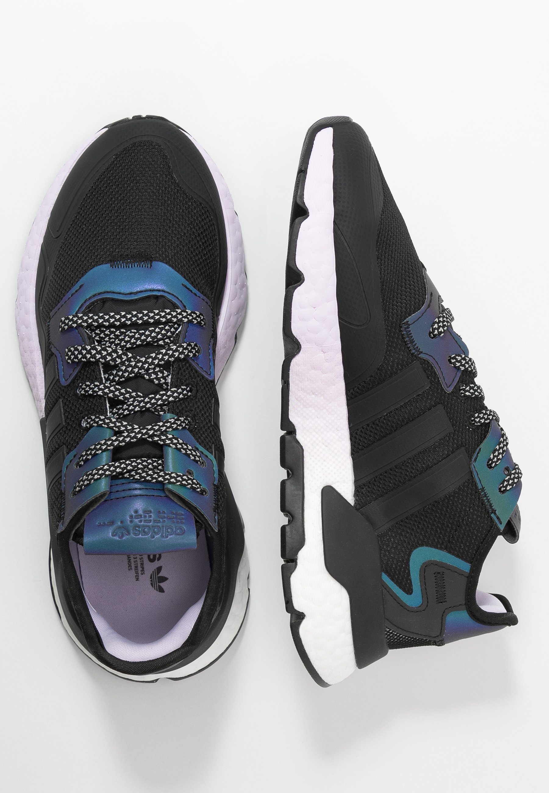 adidas Originals NITE JOGGER Joggesko core black adidas Originals NITE JOGGER Joggesko footwear white