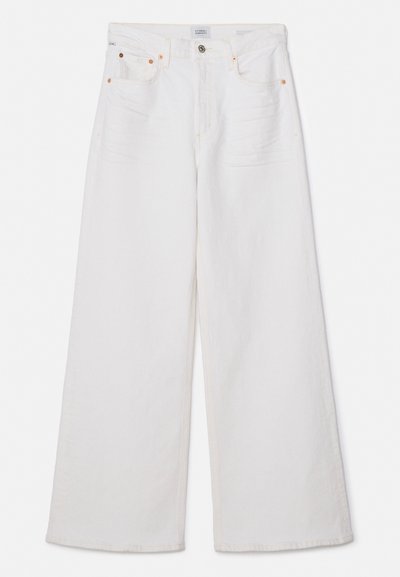 Citizens of Humanity PALOMA BAGGY - Flared jeans - pearl white