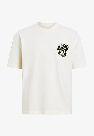 AllSaints, - T-shirt z nadrukiem