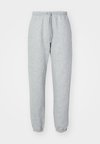 JORDAN BROOKLYN FLEECE - Jogginghose - dark grey heather/white