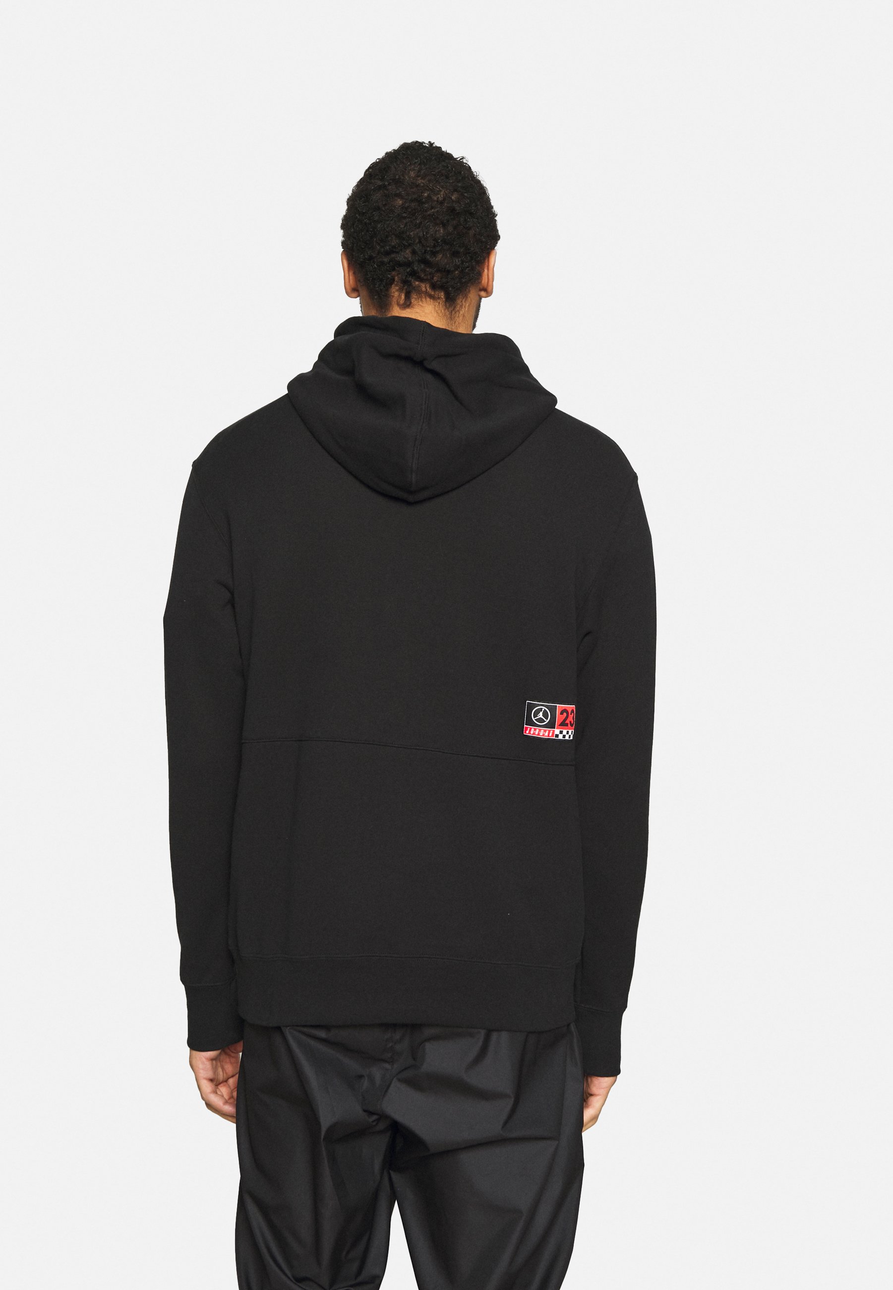 Jordan HOODIE - Sudadera - black/cyber/negro - Zalando.es