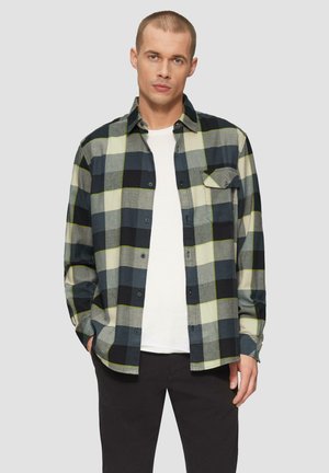 s.Oliver REGULAR FIT KARIERTES - Hemd - schiefergrau