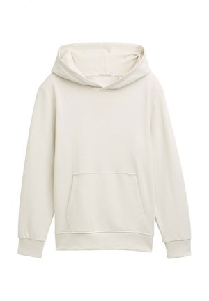 MIT RÜCKENPRINT - Hoodie - greyish white