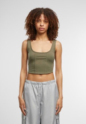CORSAGE  - Topper - olive