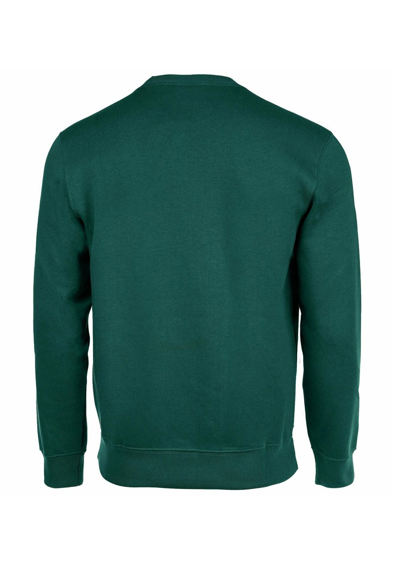 Champion CREWNECK LANGARM LOGO Sweatshirt grün/green Zalando - Main Image
