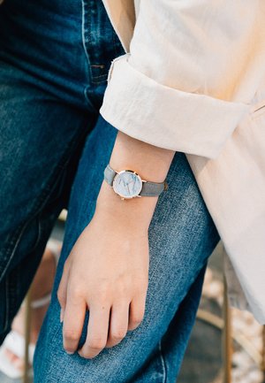 Victoria Hyde MARBLE DIA ULTRA THIN MINIMALIST - Montre - grau