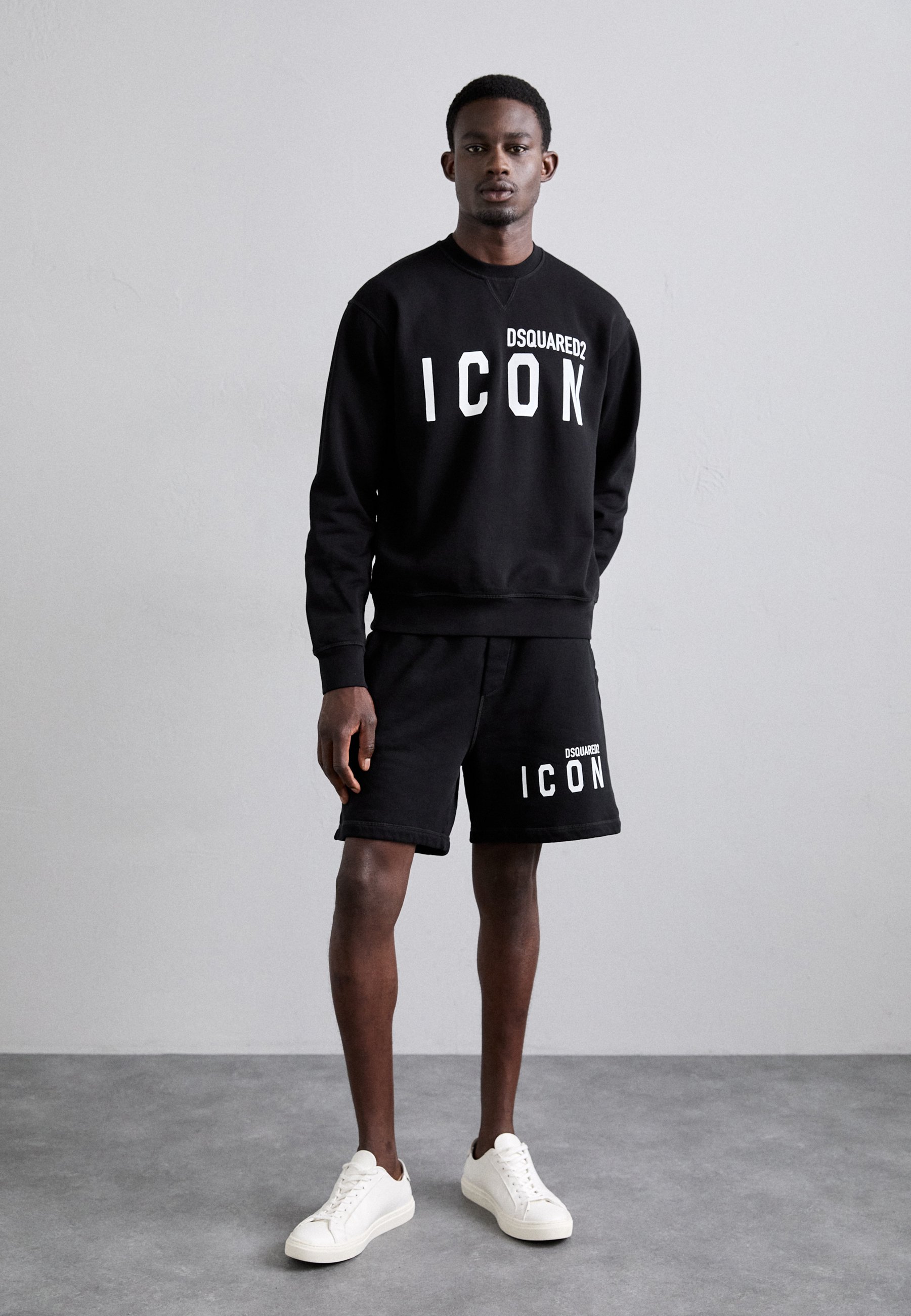 DSQUARED2 ICON COOL FIT CREWNECK - Sweatshirt - black/noir