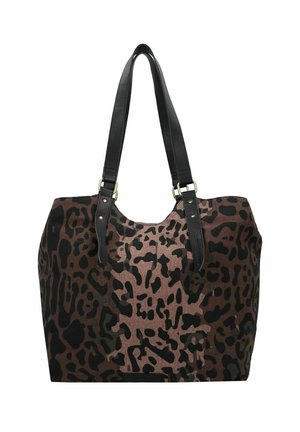 Bolso shopping - lazy leopard- black