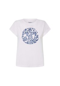 Pepe Jeans ELVIA - Trükipildiga T-särk - white