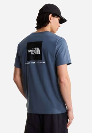 The North Face, M EVOLUTION BOX NSE REGULAR SHORT SLEEVE TEE - Print T-shirt - granite blue