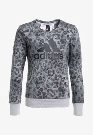 adidas Performance CREW - Felpa - solid grey/black/black