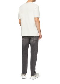 QS T-Shirt basic - hellgrau