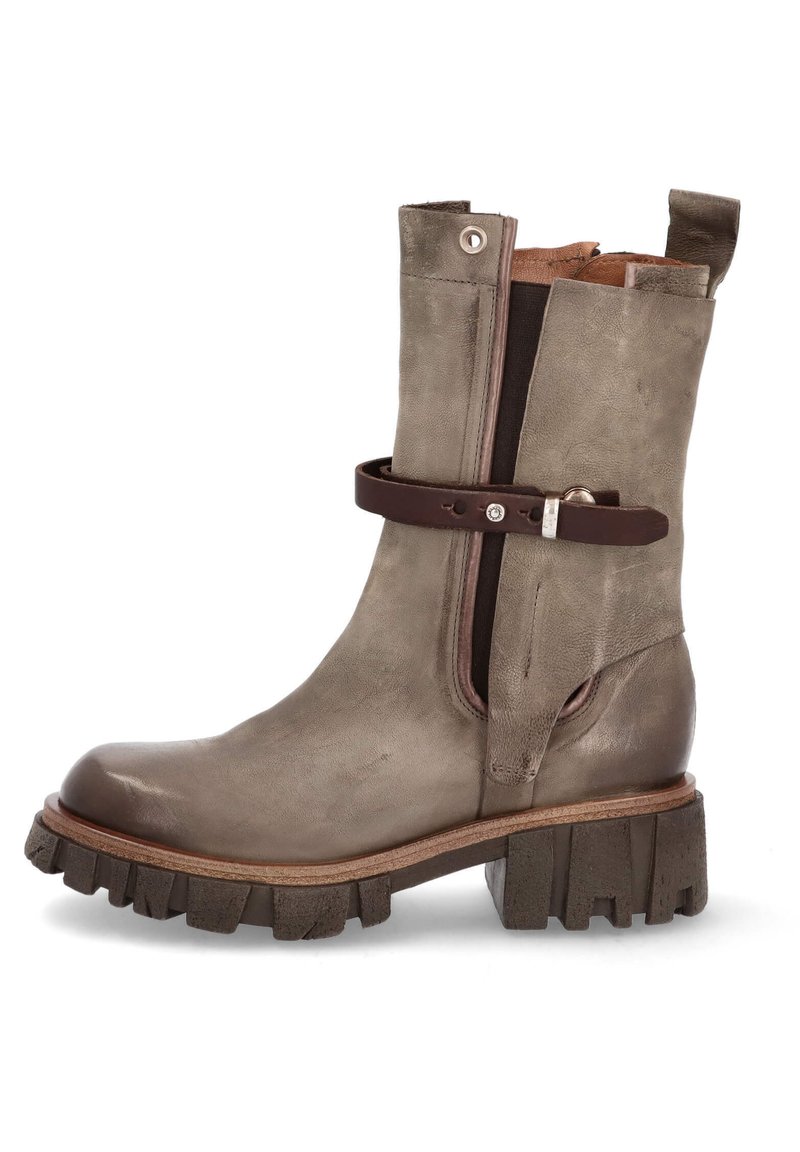 Damen Sneaker | A.S.98 Cowboy-/Bikerstiefelette cenere/anthrazit - IK35518 Damen Sneaker | A.S.98 Cowboy-/Bikerstiefelette cenere/anthrazit - IK35518