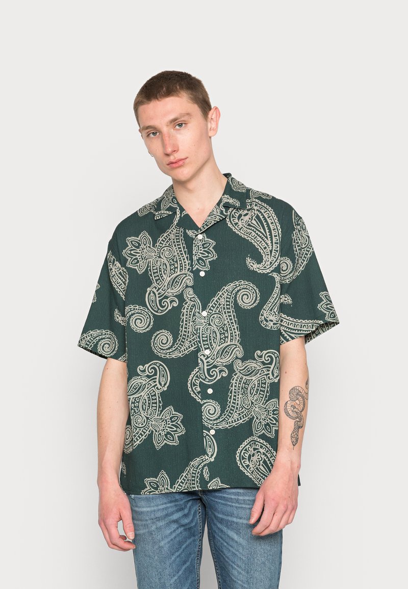 Redefined Rebel RONNIE SHIRT BOXY FIT - Camisa - green gables