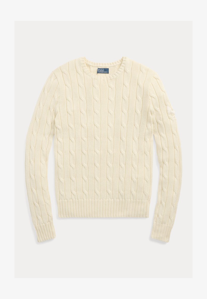 Polo Ralph Lauren ANCHOR-MOTIF CABLE COTTON SWEATER - Neule - authentic cream