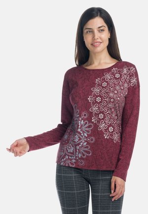 Koroshi Pikkade varrukatega topp - burdeos