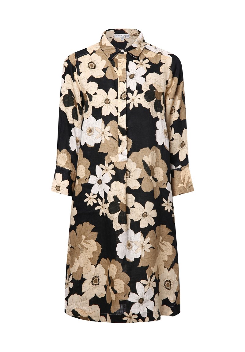 Apriori Blusenkleid - schwarz beige