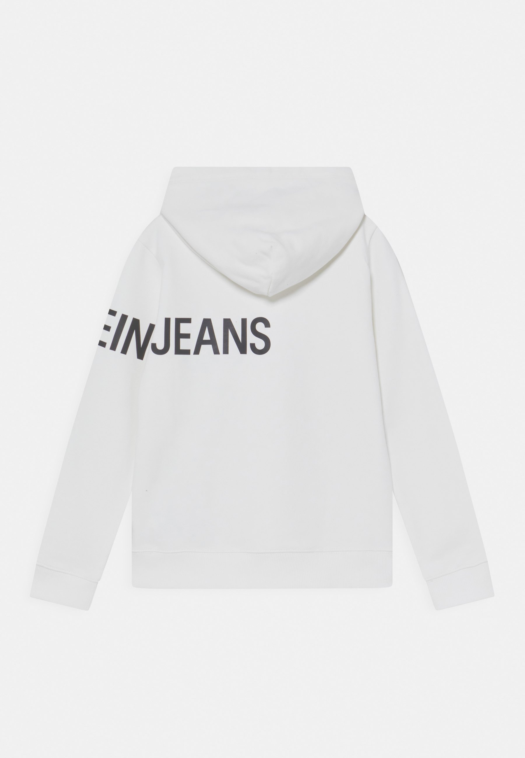Calvin Klein Jeans HERO LOGO HOODIE UNISEX - Sudadera - bright white/blanco  - Zalando.es