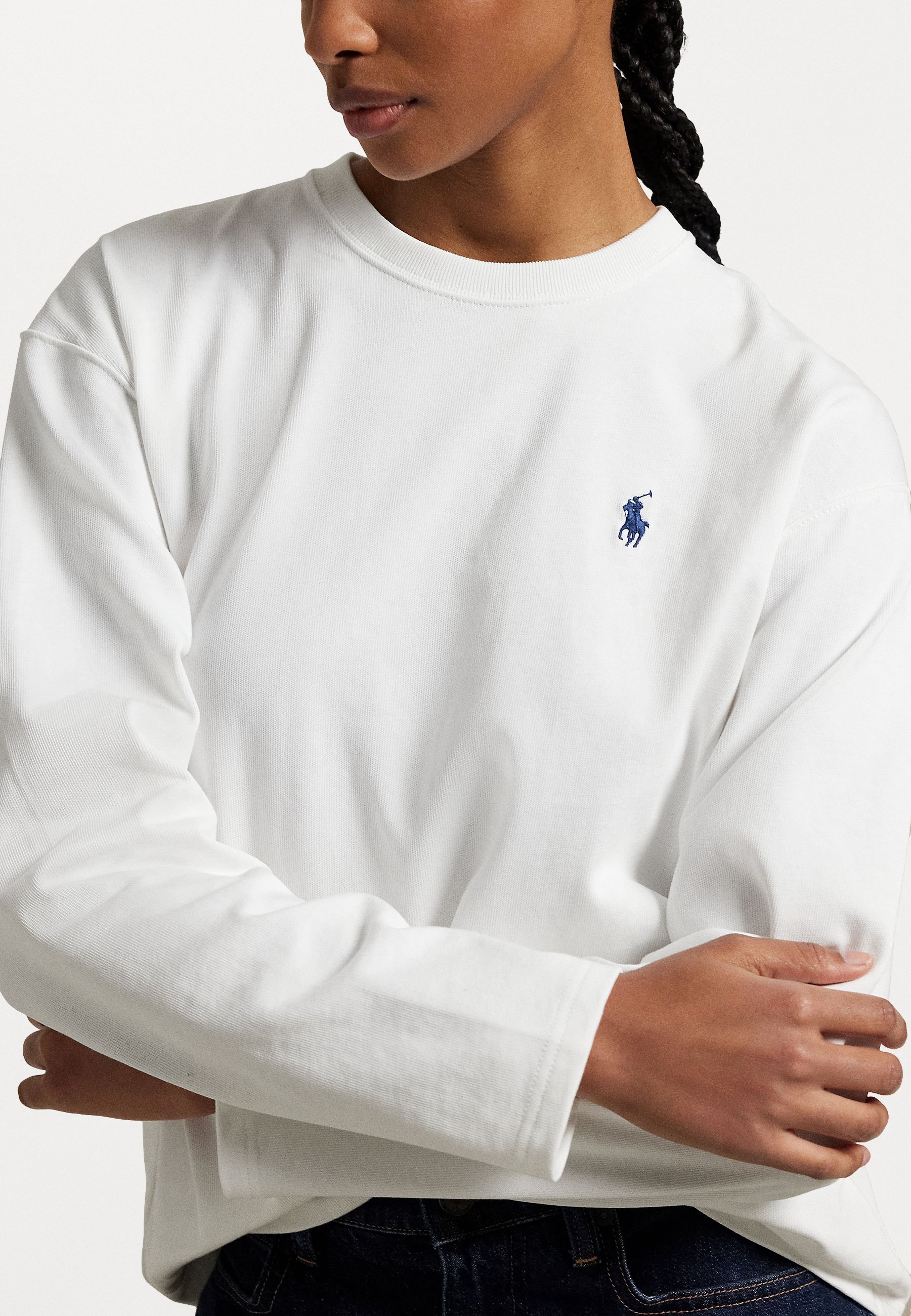 Polo Ralph Lauren COTTON JERSEY LONG SLEEVE T-SHIRT - Long