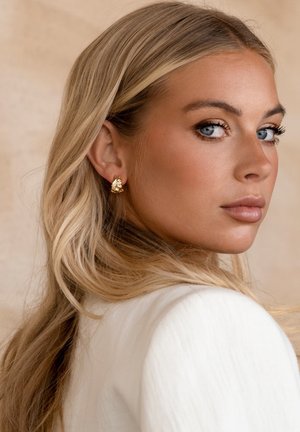 SNÖ of Sweden LAUREN OVAL - Örhänge - plain g