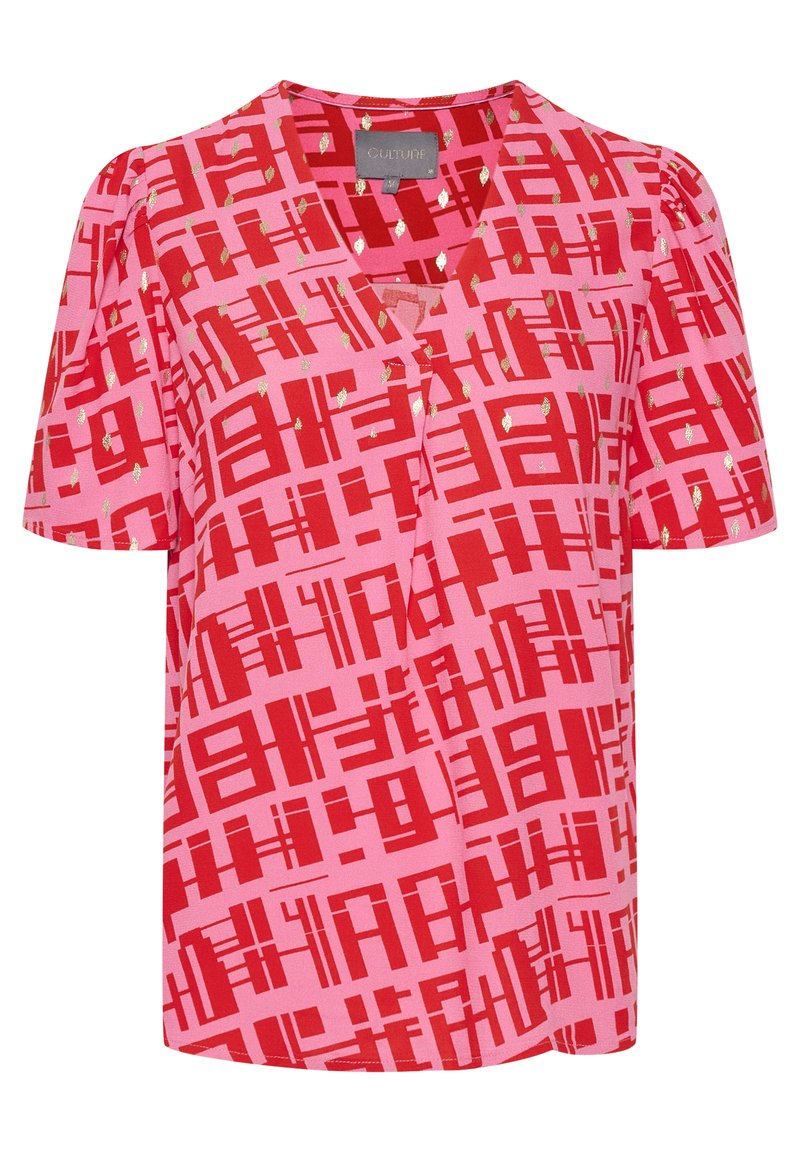 culture Blouse donkerroze