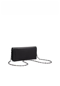 Calvin Klein GLOW CHAIN MINI BAG - Alkalmi kézitáska - black
