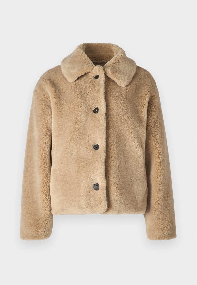 Selected Femme Winterjas beige