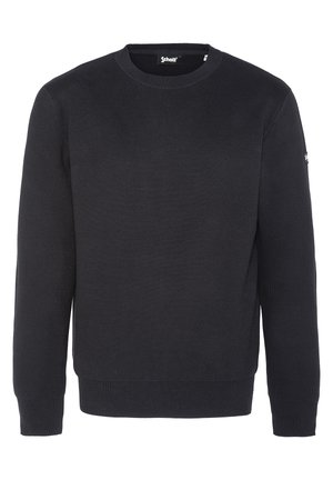 CREW NECK - Strickpullover - noir