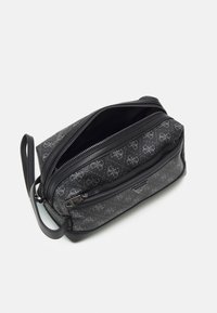 Guess VEZZOLA SMART BEAUTY CASE UNISEX - Wash bag - dark black