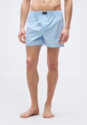 SINGLE - Široke boksarice - blue