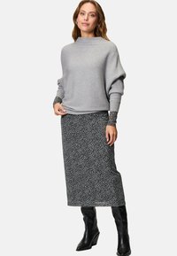 zero Strickpullover - grey melange