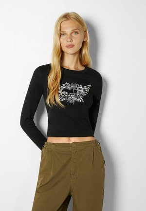 Long sleeved top - black