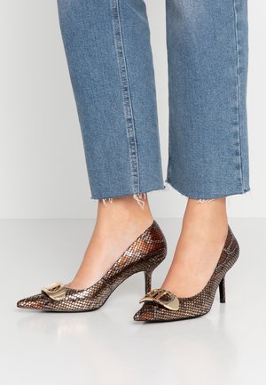 Classic heels - gold-coloured