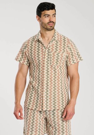 South Beach STRIPE SHORT SLEEVE ZIG ZAG  - Beach accessory - rust