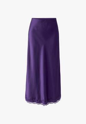 Oui, SATIN ROCK - Jupe longue - ultra violett